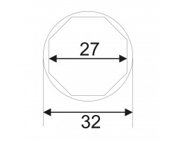 Головка для датчика КПП 27мм,8 граней-foto2