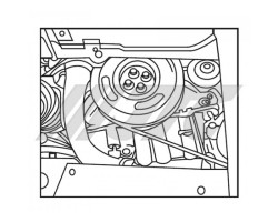 Фиксатор шкива коленвала BENZ M651-foto2