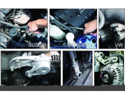 Набор ключей для натяжения и замены поликлинового ремня (универсальный)-foto2