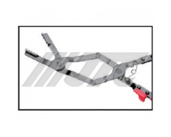 Клещи для снятия хомутов изогнутые с двойным шарниром-foto2