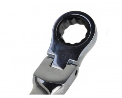 Набор ключей комбинированных шарнирно-трещоточных 8 предметов GEKO G10338-foto3