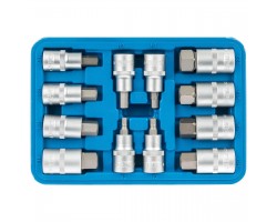 Набор ключей HEX коротких с насадками 1/2" (L=55 мм) -12 предметов SATRA S-SH1212-foto2