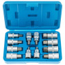 Набор ключей HEX коротких с насадками 1/2" (L=55 мм) -12 предметов SATRA S-SH1212