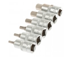 Набор ключей HEX с насадками 1/2"-12 предметов SATRA S-SH1212L-foto3