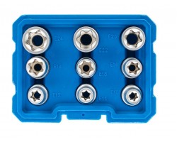 Набор головок E-TORX 1/2" – 9 единиц SATRA S-SE912-foto2