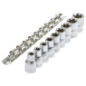 Набор головок с вставками TORX 1/2&#039;&#039; 9 ед. на планке ASTA 954009-2
