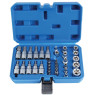 Набор TORX -головок, бит, насадок + вставки, 34 единицы SATRA S-34TES