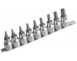 Набор головок со вставкой TORX 1/2 Т20-Т60, 9 шт. ASTA 954009-1