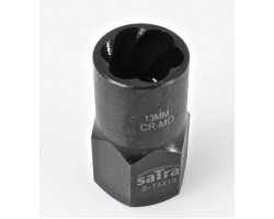 Головка ударная Cr-Mo для слизанных гаек 6-гр. 1/2 13 мм SATRA S-TSX13-foto2