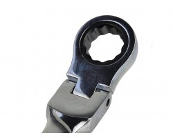 Набор ключей комбинированных шарнирно-трещоточных 5 предметов GEKO G10046-foto3