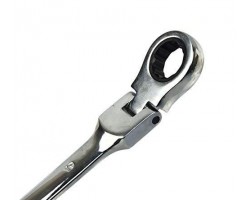 Набор ключей комбинированных шарнирно-трещоточных 5 предметов GEKO G10046-foto4