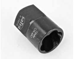 Головка ударная Cr-Mo для слизанных гаек 6-гр. 1/2 19 мм SATRA S-TSX19