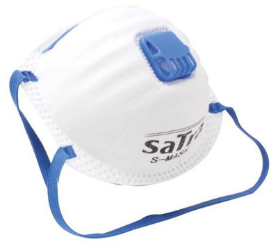 Одноразовый респиратор полиэфир-полипропилен (10шт.в уп.) уп. SATRA S-MASK (10x)