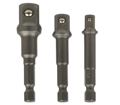 Переходники для шуруповерта, набор (1/2",3/8",1/4") GEKO G15010