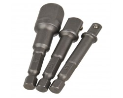 Переходники для шуруповерта, набор (1/2",3/8",1/4") GEKO G15010-foto3