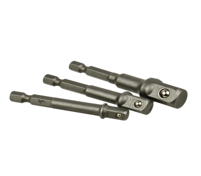 Переходники для шуруповерта, набор (1/2",3/8",1/4") GEKO G15010