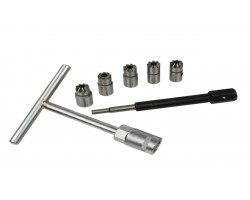 Комплект фрез для гнезд сопел форсунки 7 шт. GEKO G02657-foto2