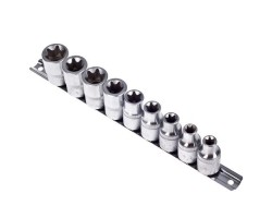 Набор торц головок внешний торкс 1/2"DR Е10-Е24. 9предм.блистер (46410-9C) HANS-foto3