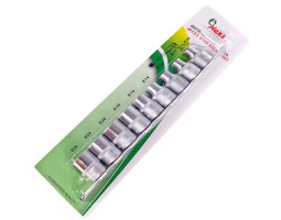 Набор торц головок внешний торкс 1/2"DR Е10-Е24. 9предм.блистер (46410-9C) HANS-foto2
