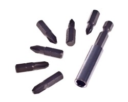 Набор насадок 7 предметов (PH1. PH2. PH3. PZ1. PZ2. PZ3. магнитный держатель 1/4*60mm.) Alloid-foto4