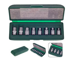 Набор торц головок внешний торкс 1/4". Е4-Е12. 8 предм. (26410-8) HANS-foto5