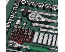 Набор инструмента 158 предметов 1/4". 1/2" (TK-158E) HANS-foto4