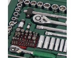 Набор инструмента 158 предметов 1/4". 1/2" (TK-158E) HANS-foto4