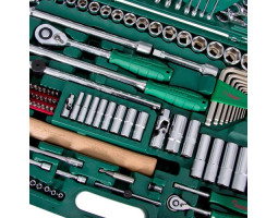 Набор инструмента 158 предметов 1/4". 1/2" (TK-158V) HANS-foto5