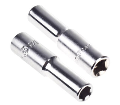 Торцевая головка глубокая 1/4" 6-гран 12мм (2300M12) HANS