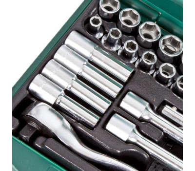 Набор торц головок 1/2".34предм. (4634) HANS