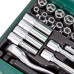 Набор торц головок 1/2".34предм. (4634) HANS