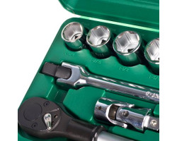 Набор торцевых головок 3/4"DR 19-50мм. 21 предмет (6621MB) HANS-foto4