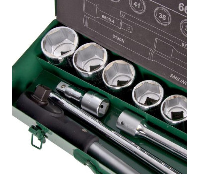 Набор торцевых головок 3/4"DR 22-50мм. 14 предметов (6614M) HANS