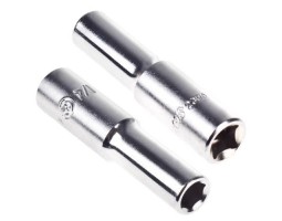 Торцевая головка глубокая 1/4" 6-гран 14мм (2300M14) HANS-foto2