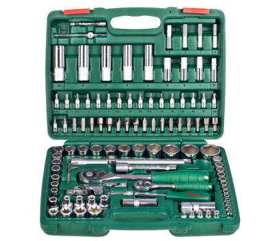 Набор торцевых головок 1/4"DR4-14мм и 1/2"DR10-32 мм.108 предметов (TK-108) HANS