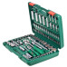 Набор торцевых головок 1/4"DR4-14мм и 1/2"DR10-32 мм.108 предметов (TK-108) HANS