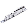 Набор торцевых головок 1/4"-3/8"DR Е4-Е18. 10 предметов (5610E) HANS