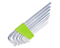 Набор ключей шестигранных. изогнутых удлиненных 9 предметов 1.5-10 мм. (НШ-0918)-foto2