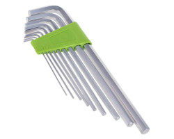 Набор ключей шестигранных. изогнутых удлиненных 9 предметов 1.5-10 мм. (НШ-0918)-foto3