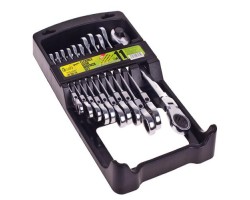 Набор ключей комбинированных. трещоточных с карданом. 11 предметов.8-19 мм.-foto5