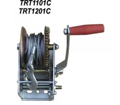 Ручная лебедка (стальной трос) 1000 LBS/450 кг (TRT1101C) TORIN