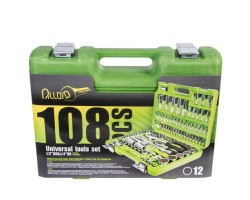 Универсальный набор инструмента 1/4" & 1/2", 108 предм. (12 гран.) (НГ-4108П-12) ALLOID-foto6