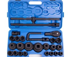 Набор головок ударных 3/4" (17-50мм), 1"(55-65 мм) 26 пр. (ГУ-6026K) ALLOID-foto3