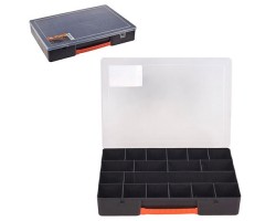 Ящик для метизов пласт. 355х250х55 мм 18 ячеек (31725) ALLOID-foto3
