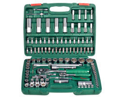 Набор торц. головок 1/4"DR4-14мм и 1/2"DR10-32 мм,108 предм.(6 гран.) (TK-108) HANS
