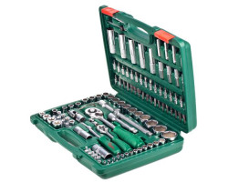 Набор торц. головок 1/4"DR4-14мм и 1/2"DR10-32 мм,108 предм.(6 гран.) (TK-108) HANS-foto13