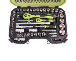 Универсальный набор инструмента 1/4" & 1/2", 108 предм. (6 гран.) Трещотки 72 зуба.(TS-108) ALLOID-foto8