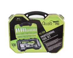 Универсальный набор инструмента 1/4" & 1/2", 108 предм. (6 гран.) Трещотки 72 зуба.(TS-108) ALLOID-foto6