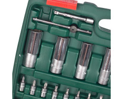 Набор торц. головок 1/4"DR4-14мм и 1/2"DR10-32 мм,108 предм.(6 гран.) (TK-108) HANS-foto11