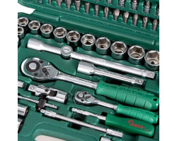 Набор торц. головок 1/4"DR4-14мм и 1/2"DR10-32 мм,94 предм.(6гран.) (TK-94) HANS-foto11